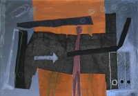 Acryl / Collage 70 x 100 cm 2011